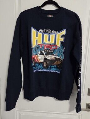 NWT - Huf x Toyota Men's TRD Pit Crew Sweatshirt - Size S